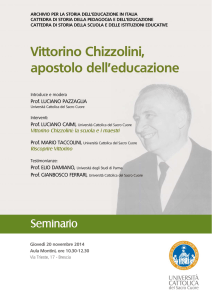 Vittorino Chizzolini, apostolo dell`educazione