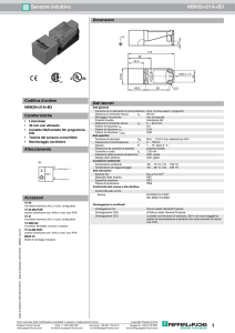 1 Sensore induttivo NBN30+U1A+B3