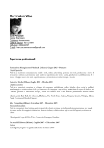 CV_Francesco Annarumma - Fondazione Giangiacomo Feltrinelli