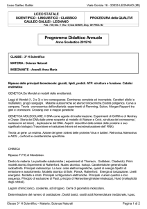 vedi PDF - `Galileo Galilei`