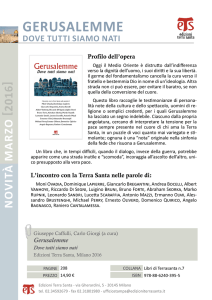 gerusalemme - Edizioni Terra Santa