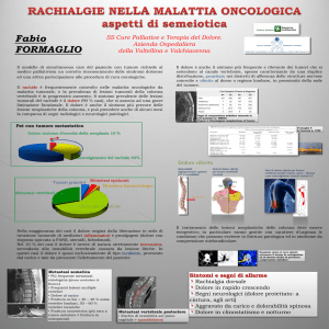 analogie e differenze dei sintomi e percorsi di cura nella fase