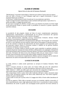 Elisir d`Amore