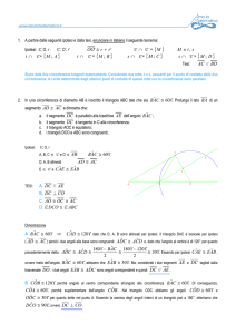 Page 1 1. A partire dalle seguenti ipotesi e dalla tesi, enunciare in