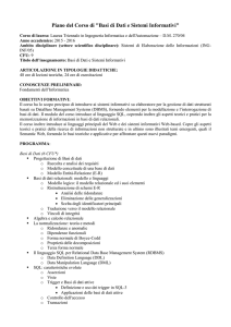 programma dell`A.A. 2015/16