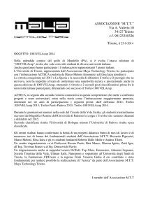 Comunicato stampa - Società Triestina della Vela