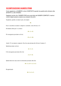 Numeri primi - Fabio Varalta