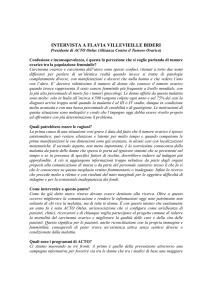 INTERVISTA A FLAVIA VILLEVIEILLE BIDERI