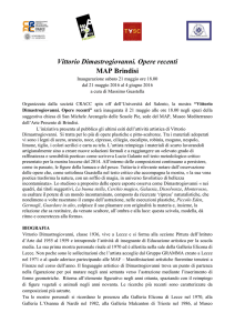 CS Vittorio Dimastrogiovanni.Opere recenti_Map Brindisi