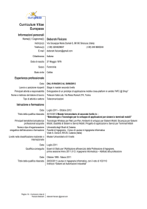 Curriculum Vitae Europass