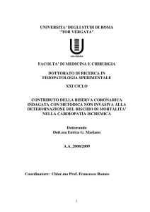 universita` degli studi di roma "tor vergata" facolta` di medicina e