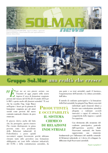 Gruppo Sol.Mar una realtà che cresce