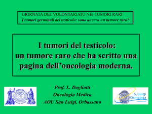 I tumori del testicolo: un tumore raro che ha scritto una pagina dell