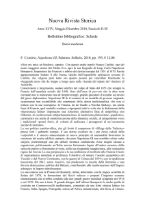 Schede - Nuova Rivista Storica