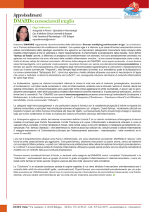 DMARDs: conosciamoli meglio