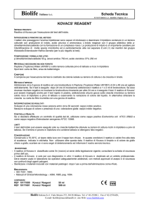 Scheda Tecnica KOVACS` REAGENT