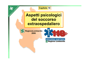 Aspetti psicologici del soccorso extraospedaliero