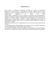 ricci chiara - Accademia Nazionale di Danza