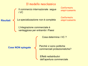 9 HO Vantaggi comparati e dotazione di fattori produttivi