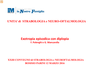 Rara forma di exotropia episodica con diplopia