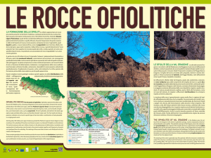Rocce ofiolitiche - Comune di Montefiorino