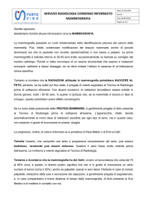 Consenso Mammografia - Casa di Cura Porto Viro