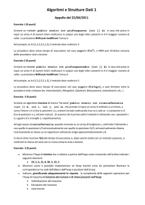 Testo appello 22 Giugno 2011