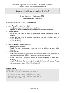 Laboratorio di Programmazione 1 [Java]