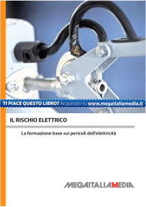 il rischio elettrico