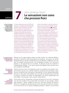 John Jamieson Smart, Le sensazioni non sono che processi fisici