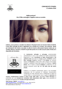 Ora il filler antirughe si applica come un cerotto - B