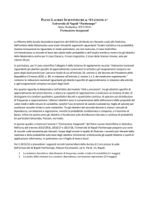 Seminari per docenti - Statistica e Informatica per la Gestione delle