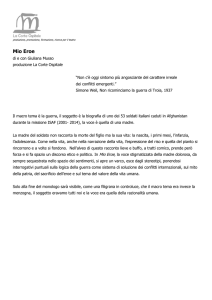 Mio Eroe - Teatro San Giuseppe Brugherio