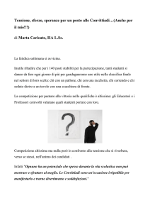Tensione, sforzo, speranze per un posto alle Convittiadi…(Anche