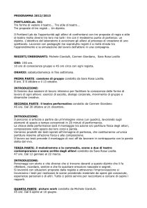 PROGRAMMA 2012/2013 PORTLANDLab. 3X1 Tre forme di vedere
