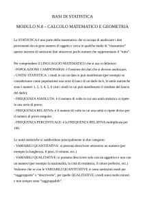 Statistica - CNOS FAP Forlì