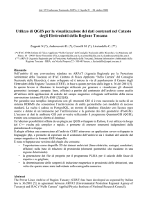 Utilizzo di QGIS per la visualizzazione dei dati contenuti nel Catasto