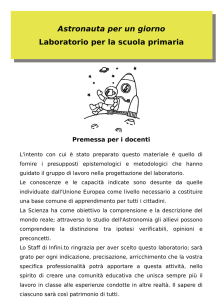 Astronauta per un giorno