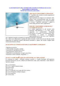 l`equilibrio acido-base - Erboristeria Arcobaleno