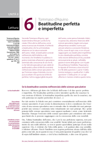Tommaso d`Aquino, Beatitudine perfetta e imperfetta