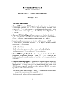 Economia Politica I
