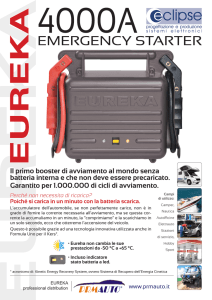 Il primo booster di avviamento al mondo senza batteria interna e che