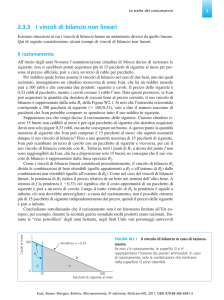 2.3.3 I vincoli di bilancio non lineari