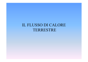 il flusso di calore terrestre - Servizi di assistenza e documentazione
