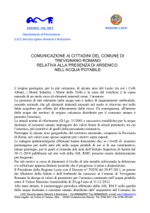 Comunicazione ai cittadini del Comune di Trevignano Romano