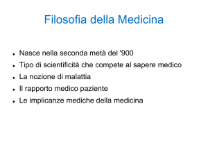 Filosofia della Medicina