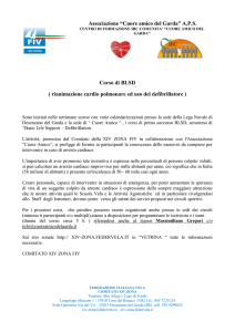 inizio corsi - Cuore Amico del Garda