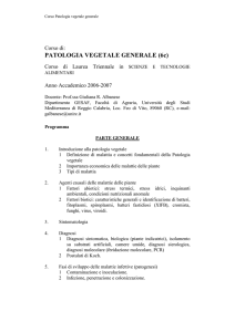 Corso integrato di - Università degli Studi Mediterranea