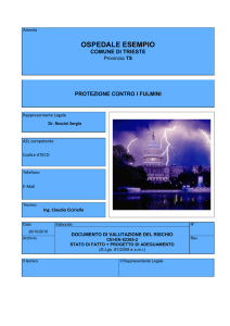Esempio Scariche Atmosferiche