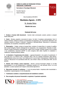 Biochimica Agraria